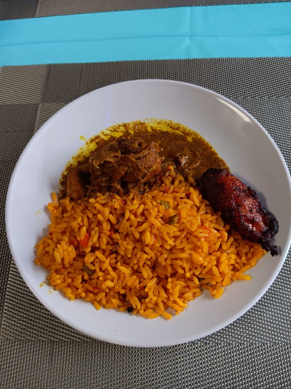 rice with plantain