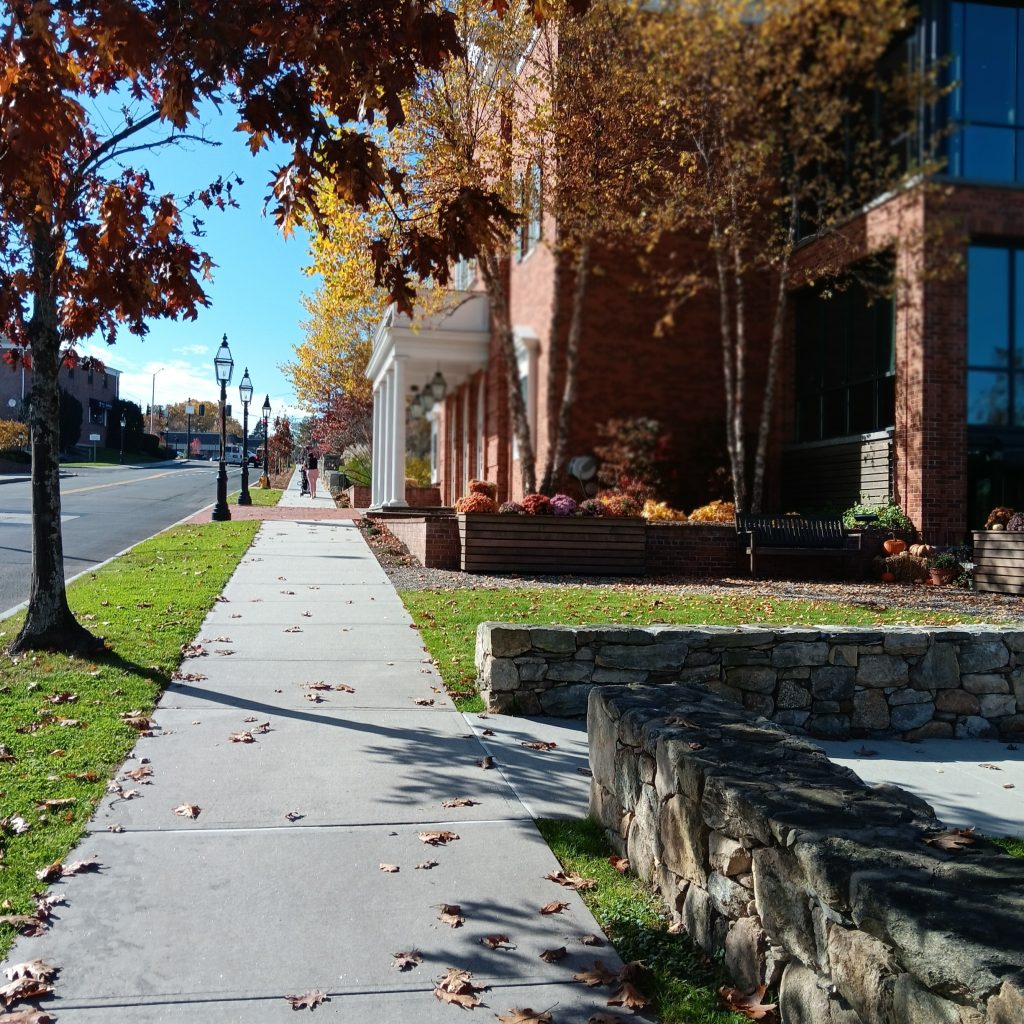 Street in Ridgefield Connecticut